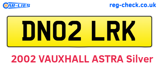 DN02LRK are the vehicle registration plates.
