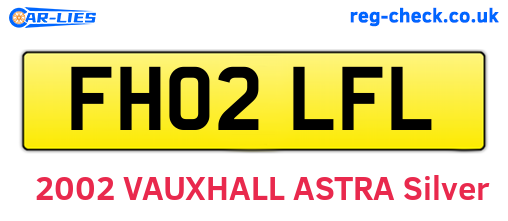 FH02LFL are the vehicle registration plates.