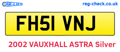 FH51VNJ are the vehicle registration plates.