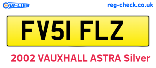 FV51FLZ are the vehicle registration plates.