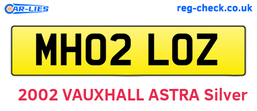 MH02LOZ are the vehicle registration plates.