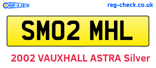 SM02MHL are the vehicle registration plates.