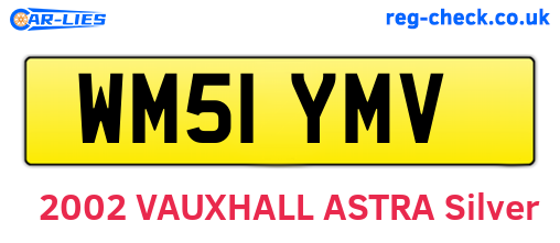 WM51YMV are the vehicle registration plates.
