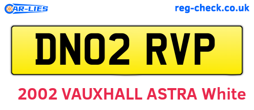 DN02RVP are the vehicle registration plates.