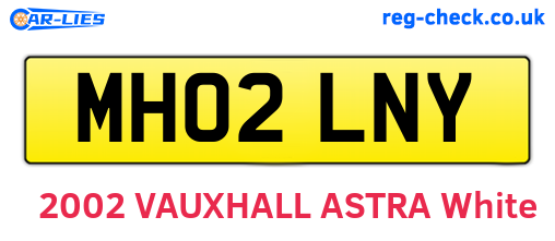 MH02LNY are the vehicle registration plates.