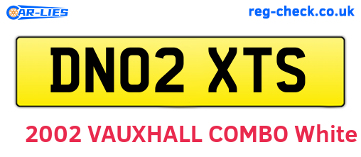 DN02XTS are the vehicle registration plates.
