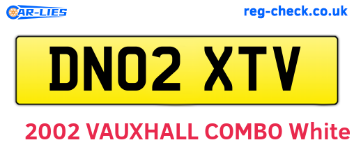 DN02XTV are the vehicle registration plates.