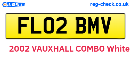 FL02BMV are the vehicle registration plates.