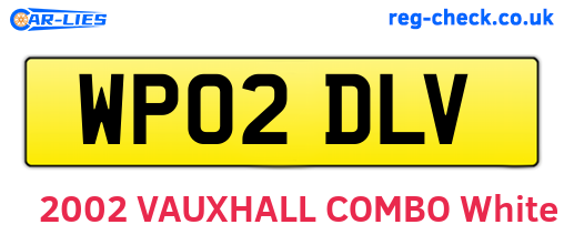 WP02DLV are the vehicle registration plates.