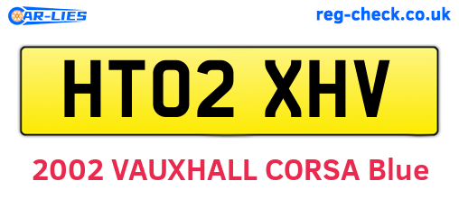 HT02XHV are the vehicle registration plates.