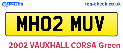 MH02MUV are the vehicle registration plates.