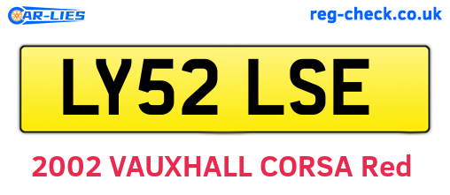 LY52LSE are the vehicle registration plates.