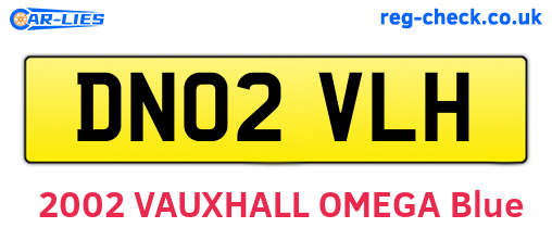 DN02VLH are the vehicle registration plates.