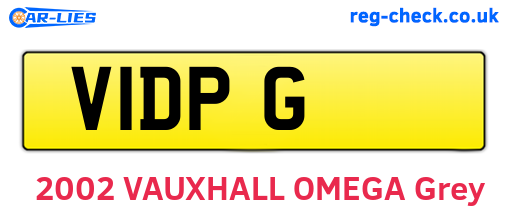 V1DPG are the vehicle registration plates.
