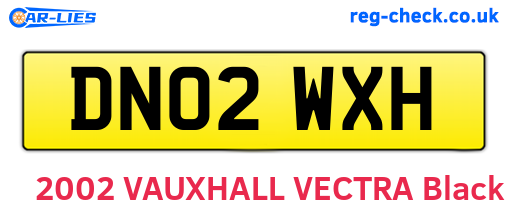 DN02WXH are the vehicle registration plates.