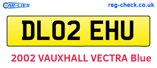 DL02EHU are the vehicle registration plates.