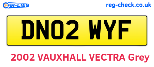 DN02WYF are the vehicle registration plates.