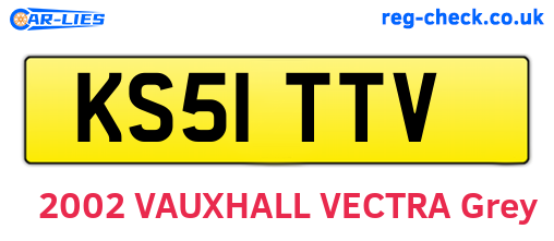 KS51TTV are the vehicle registration plates.