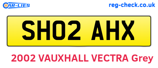 SH02AHX are the vehicle registration plates.