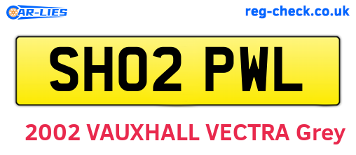 SH02PWL are the vehicle registration plates.