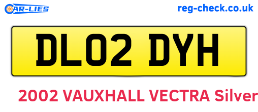 DL02DYH are the vehicle registration plates.