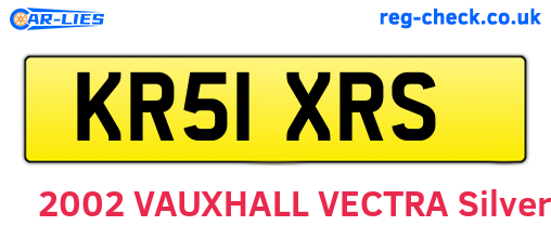 KR51XRS are the vehicle registration plates.