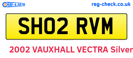 SH02RVM are the vehicle registration plates.