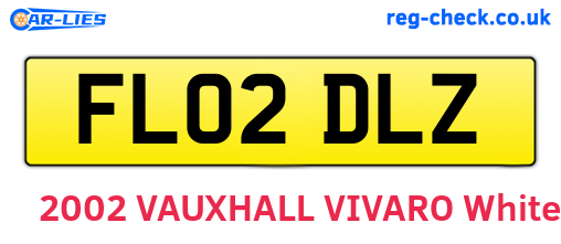 FL02DLZ are the vehicle registration plates.