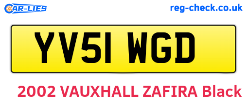 YV51WGD are the vehicle registration plates.