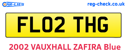FL02THG are the vehicle registration plates.