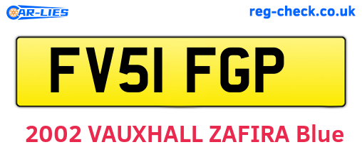 FV51FGP are the vehicle registration plates.