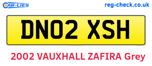 DN02XSH are the vehicle registration plates.