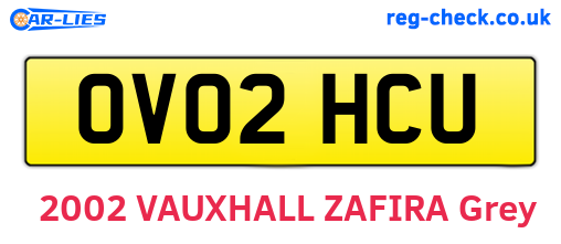 OV02HCU are the vehicle registration plates.