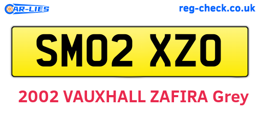 SM02XZO are the vehicle registration plates.