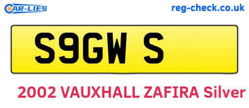 S9GWS are the vehicle registration plates.