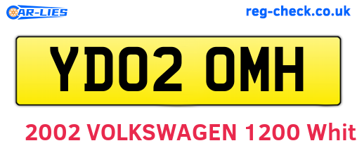 YD02OMH are the vehicle registration plates.