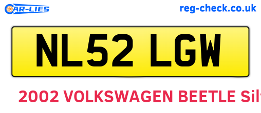 NL52LGW are the vehicle registration plates.