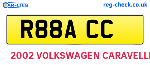 R88ACC are the vehicle registration plates.