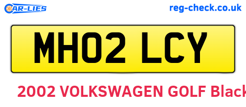 MH02LCY are the vehicle registration plates.