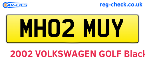 MH02MUY are the vehicle registration plates.