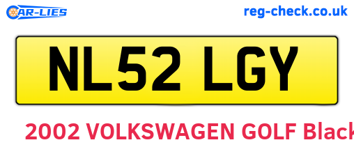 NL52LGY are the vehicle registration plates.