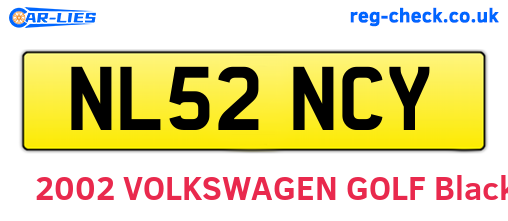 NL52NCY are the vehicle registration plates.