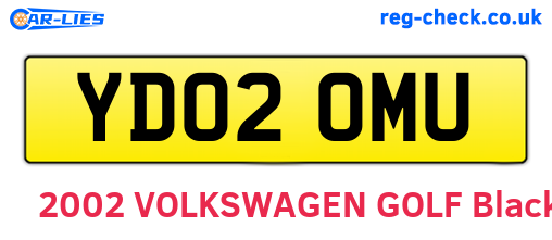 YD02OMU are the vehicle registration plates.