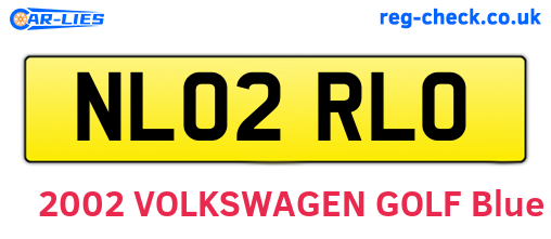 NL02RLO are the vehicle registration plates.