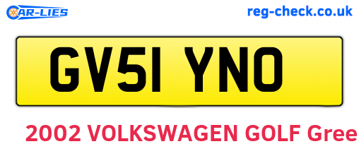 GV51YNO are the vehicle registration plates.