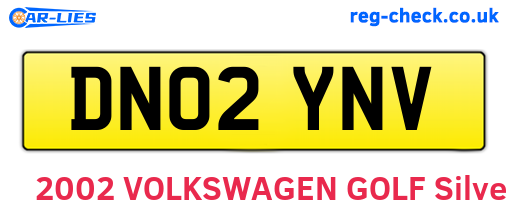DN02YNV are the vehicle registration plates.