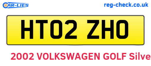 HT02ZHO are the vehicle registration plates.