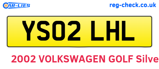 YS02LHL are the vehicle registration plates.