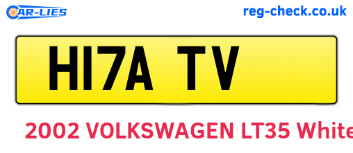 H17ATV are the vehicle registration plates.