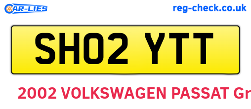 SH02YTT are the vehicle registration plates.